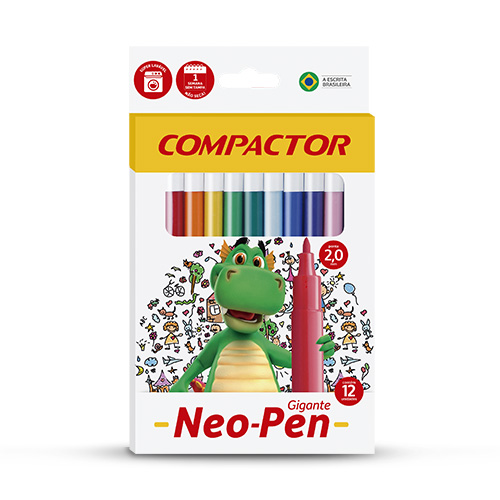 Lápis de Cor Neo-Pen C/48 Cores - Compactor Store