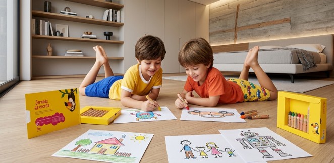 A importância do desenho e da pintura no desenvolvimento da coordenação motora infantil